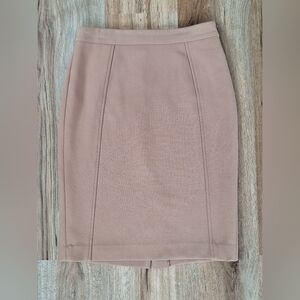 Halogen Beige Pencil Skirt Womens Size 0 Knee Length Career Office Workwear